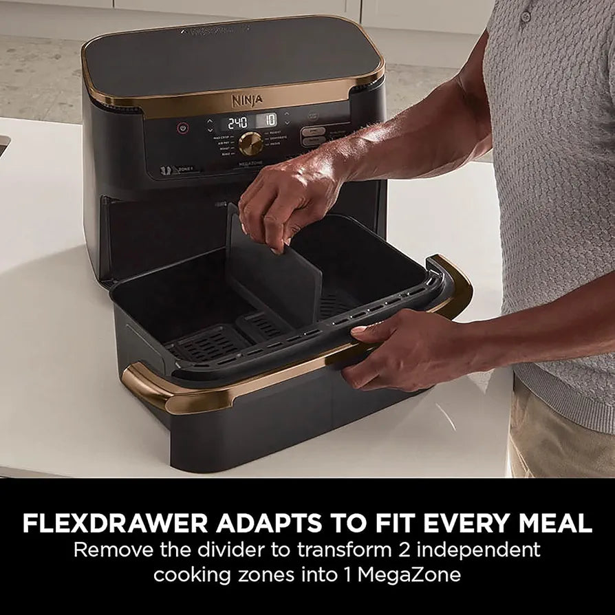 Ninja Foodi FlexDrawer Dual Air Fryer 10.4L AF500UK